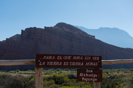 sign in the mountains