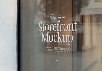 Window Storefront Mockup