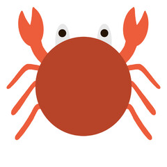 a crab icon on transparent background