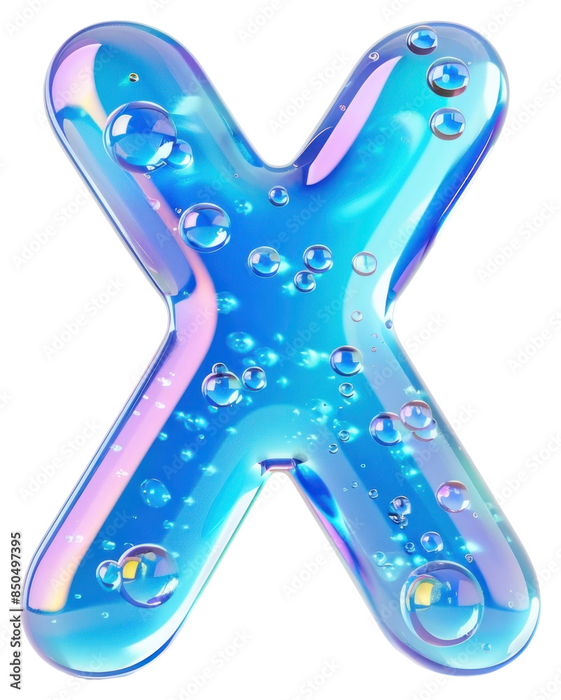 Canvas Prints PNG Letter X shape blue white background.