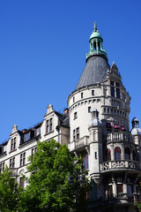 Fototapeta premium Low angle view of of a classic building