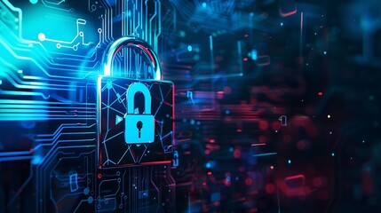 Network security system Personal Data Information and Cyber Security Technology Concept : Generative AI