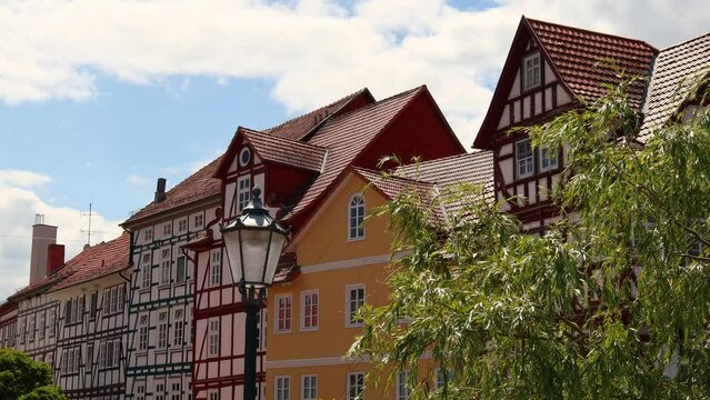 the historic german town of eschwege 4k 25fps video