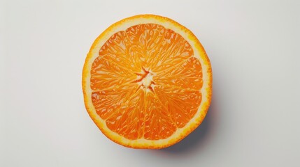 Orange fruit isolated on a white background