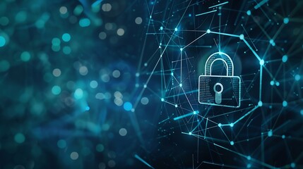 Network security system Personal Data Information and Cyber Security Technology Concept : Generative AI