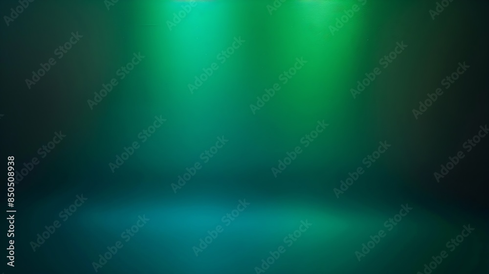 Poster Black blue green abstract texture background Color gradient Dark matte elegant background with space for design Canvas Poster Christmas : Generative AI