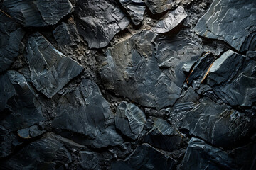 Rough, dark stone background lit by spotlight background.