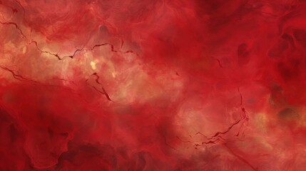 The image displays a seamless red marble pattern with golden highlights, ideal for chic backgrounds