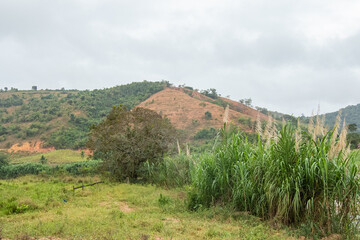 Rio Manhuacó, Paisagens da região de Tabauna no municipio de Aimorés, Minas Gerais, Brasil - 29...