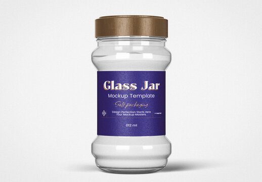 Glass Jar Mockup