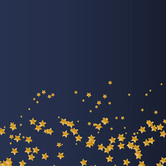 Christmas blue background gold stars