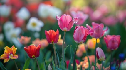 Obraz premium Blooms in the garden