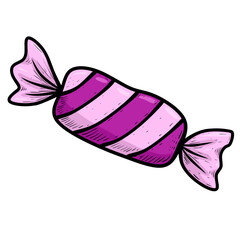 Hand drawn Illustration of candy
