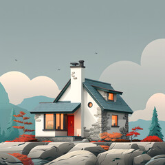 charming cottage in the mountains