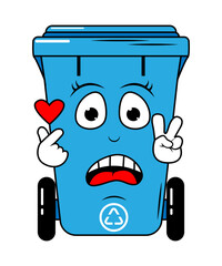 Garbage Bin Cartoon