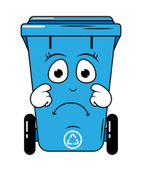 Garbage Bin Cartoon