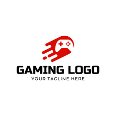 Game console and video games stick logo design template © fahmi