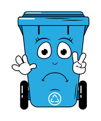 Garbage Bin Cartoon