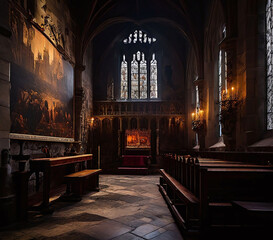 Fototapeta premium interior of church