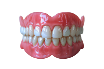 Teeth model  full set transparent background