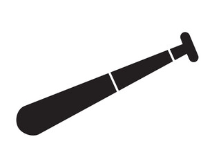 Baseball bat icon. Simple illustration of baseball bat vector icon for web design isolated on white