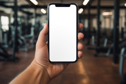 Smartphone screen png transparent mockup