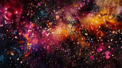 Fototapeta premium Bright bursts and dark background evoking Black Friday excitement