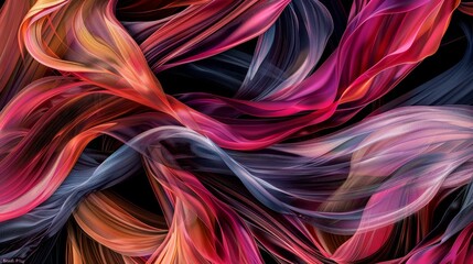 Swirling colors against black symbolizing Black Friday