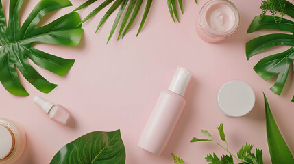 Clean Background for Pink Product Mockup
