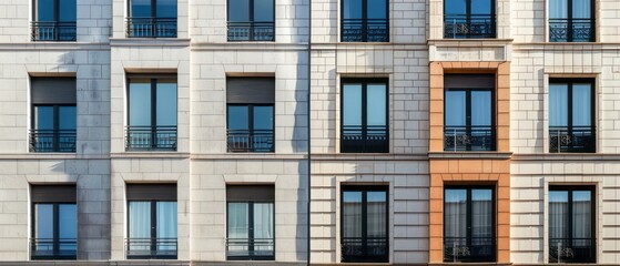 A charming European building facade featuring ornate windows and a balcony, blending traditional design with the allure of an old-world city atmosphere