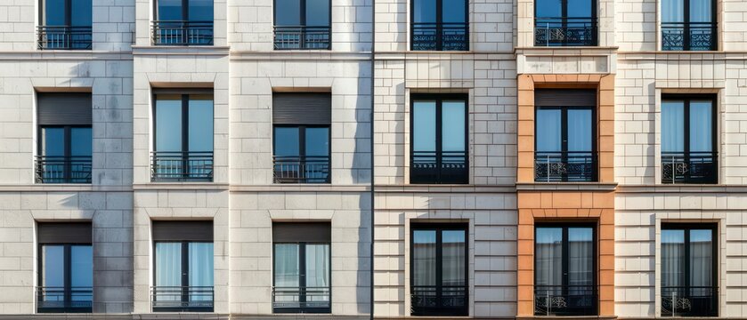 A charming European building facade featuring ornate windows and a balcony, blending traditional design with the allure of an old-world city atmosphere