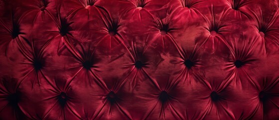 A backdrop of plush red velvet, creating a sumptuous and sophisticated setting ideal for holiday gatherings or formal events