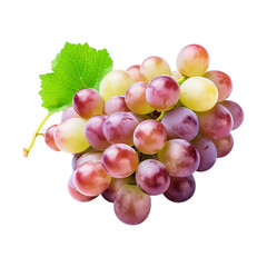 Fototapeta premium Grapes on transparent background