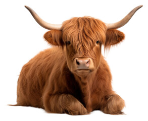 PNG Highland cow livestock mammal animal.