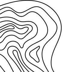 Topography Line Corner