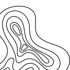 Topography Line Corner