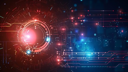 Obraz premium Abstract technology communication design innovation concept background