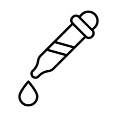 Dropper line icon