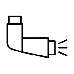 Inhaler line icon