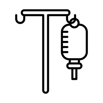 recommend clip art: IV Drip line icon