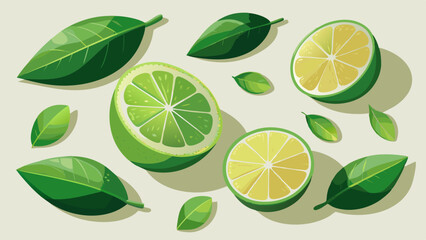 pattern with lemons