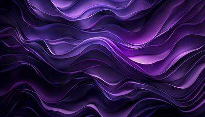 Fototapeta premium 3D render, abstract colorful layered background, fashion wallpaper with wavy layers. Flying silk fabric in motion. Modern minimalistic backdrop for screensaver, presentations, advertising