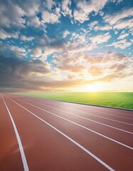 Chasing Dreams on a Beautiful Track: Green Grass, Blue Skies, and Open Runways