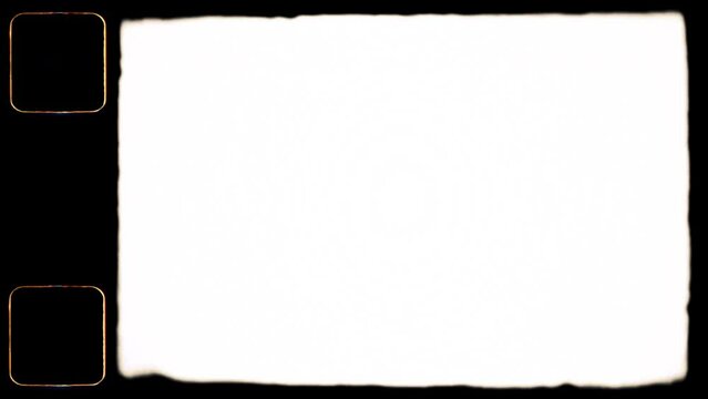 Vintage Double 8mm Expired Film Gate Seamless 4K Video Overlay Background Loop