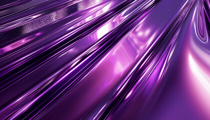 A purple background with a line that says the word on it Purple liquid chrome waves background, shiny and lustrous metal pattern texture, silky