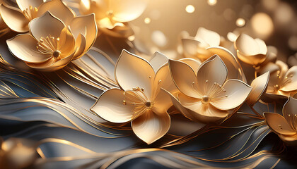 background with gold