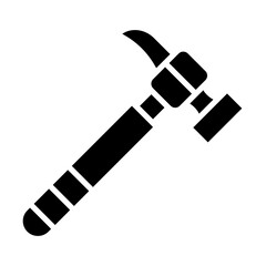 Hammer glyph icon