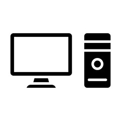 Computer glyph icon