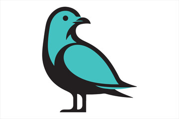 bird isolated on white background silhouette vector illustration, perfect for logo design, art projects, and graphic design. Diverse positions, flying