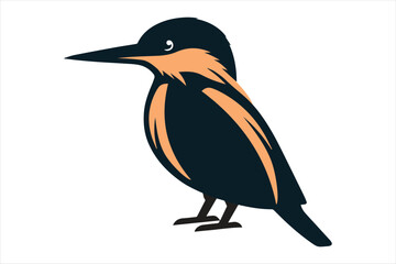 bird isolated on white background silhouette vector illustration, perfect for logo design, art projects, and graphic design. Diverse positions, flying